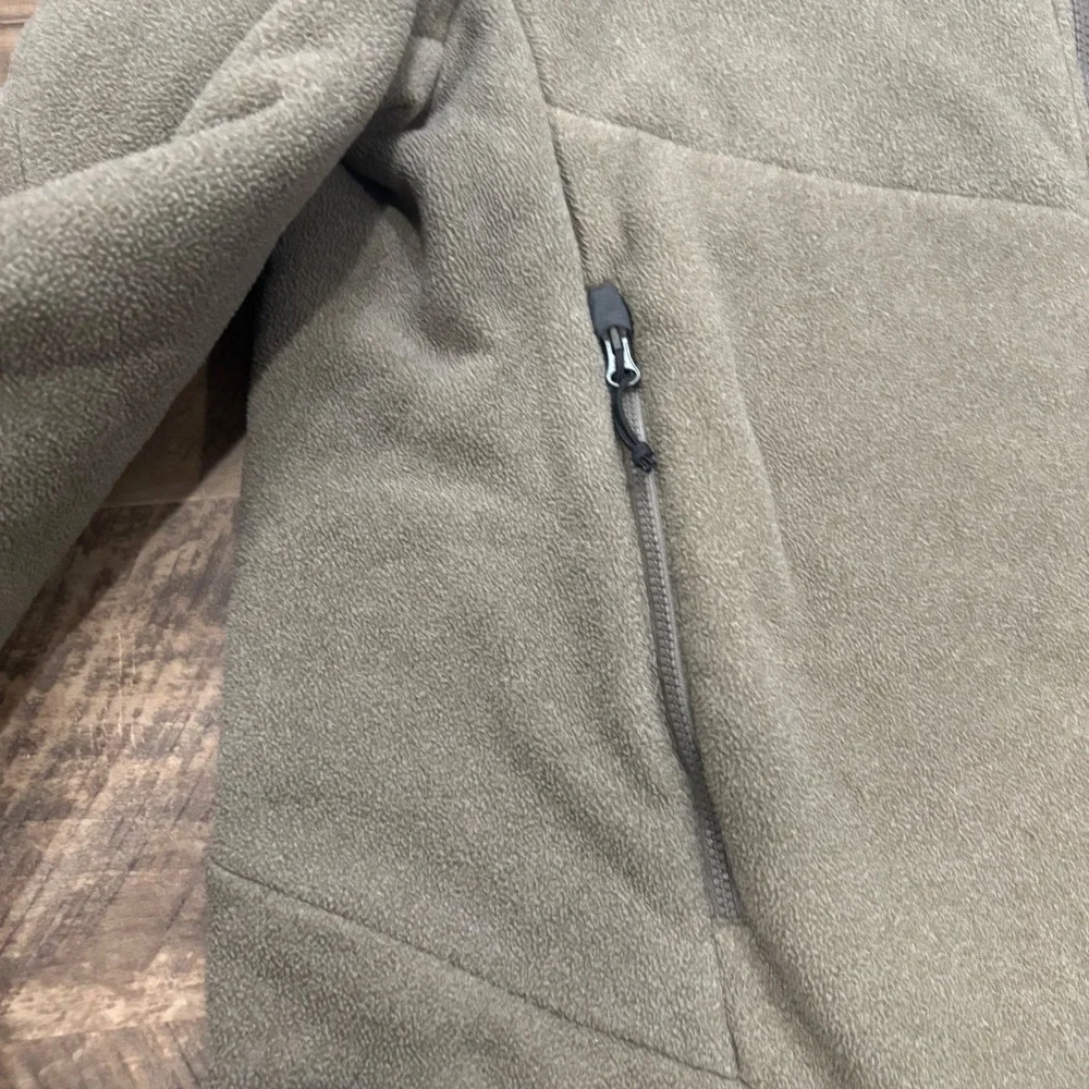 Vintage Y2K The North Face Fleece Jacket Mens L Olive Green Full Zip Gorpcore